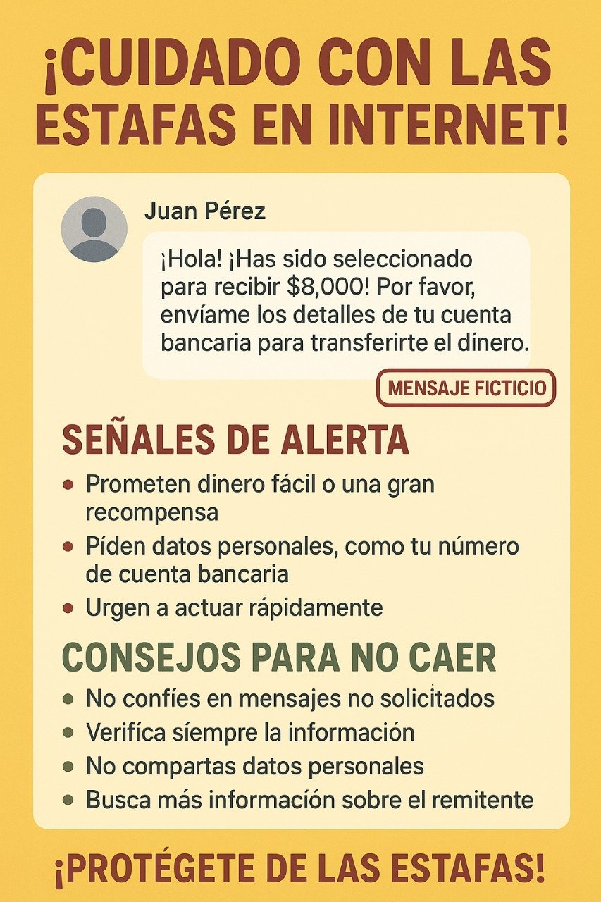 Cuidado con las estafas